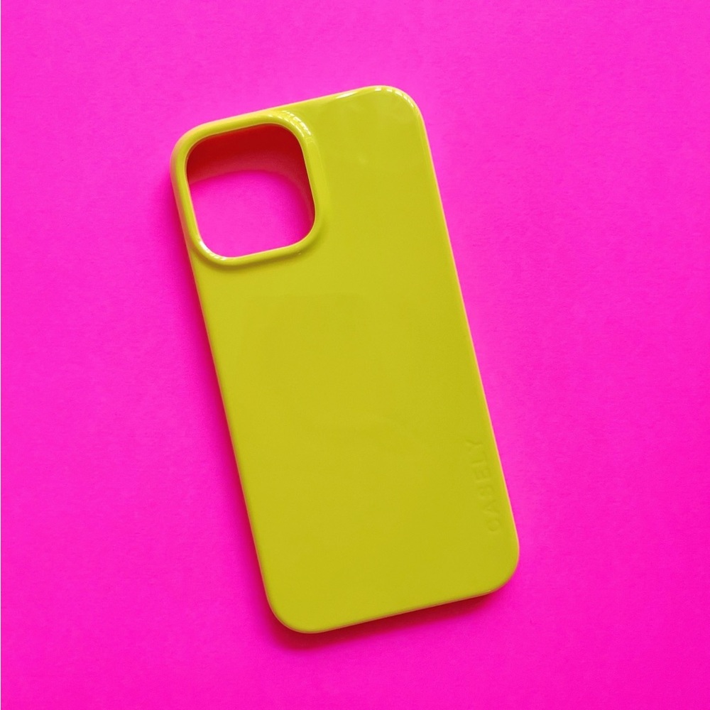 Casely Solid Neon Yellow iPhone 13 Pro Max Case